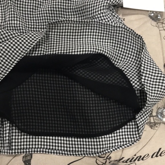 Lewit Black White Gingham Blouse - Picture 4 of 7